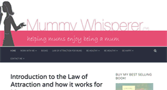 Desktop Screenshot of mummywhispererblog.com